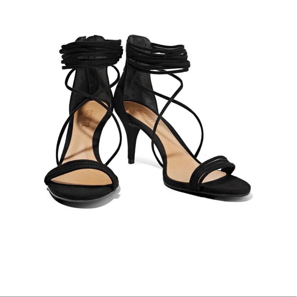 Schultz violita suede sandals size 6 , worn once !